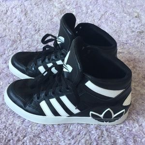 Rare White and Black Adidas Originals